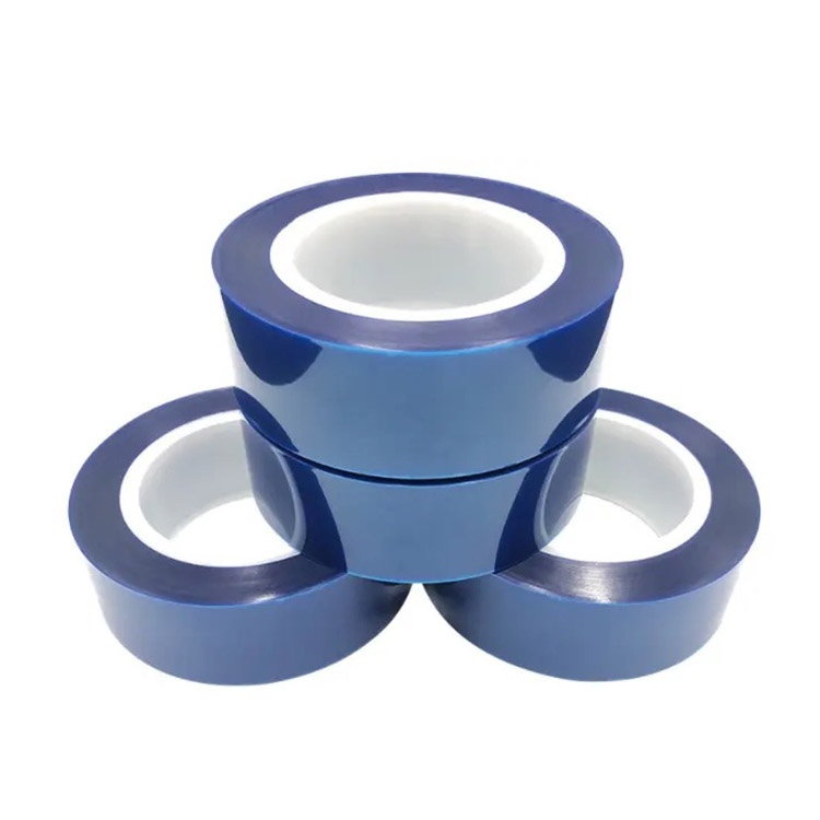 High Temperature Polyester Blue PET Adhesive Tape Low Price Sublimation Tape Heat Resistant Blue