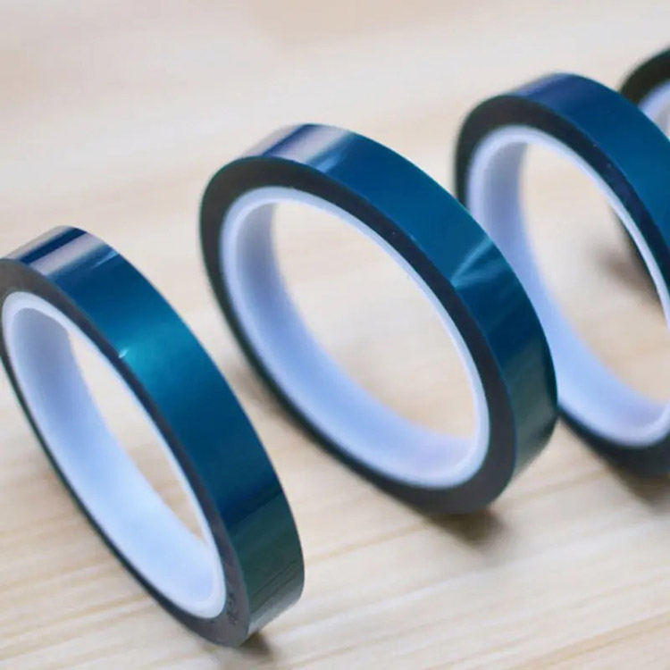 High Temperature Polyester Blue PET Adhesive Tape Low Price Sublimation Tape Heat Resistant Blue