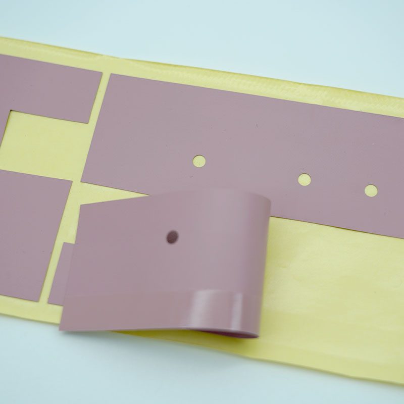 Custom die cut thermal conductive silicone pad for GPU CPU heat dissipation