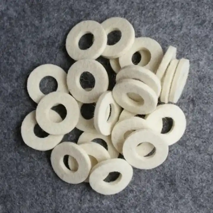High Quality Felt Washers Wool Felt Gasket 3mm Thick 100% Wool Felt Washer Felt Washer