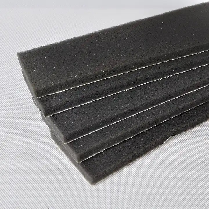 Factory directly supply competitive price die cut soft PU foam dust-proof foam self adhesive sponge for fan refrigerating system