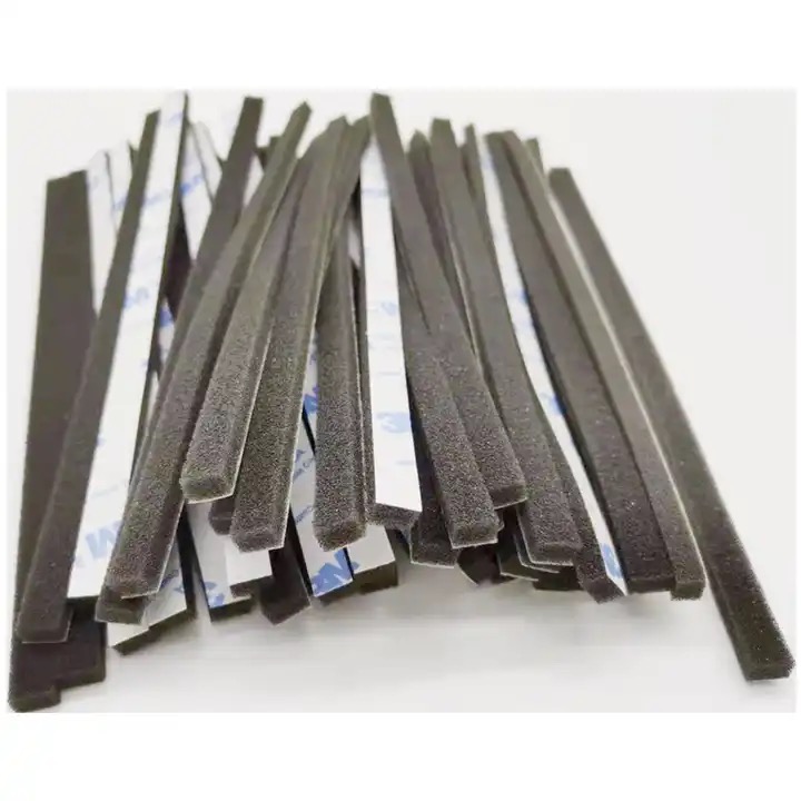 Factory directly supply competitive price die cut soft PU foam dust-proof foam self adhesive sponge for fan refrigerating system