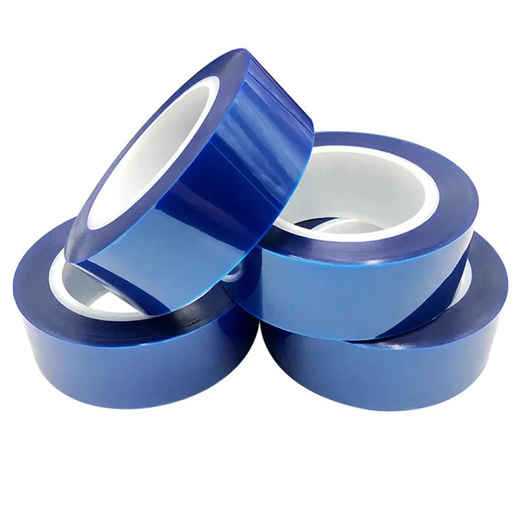 High Temperature Polyester Blue PET Adhesive Tape Low Price Sublimation Tape Heat Resistant Blue