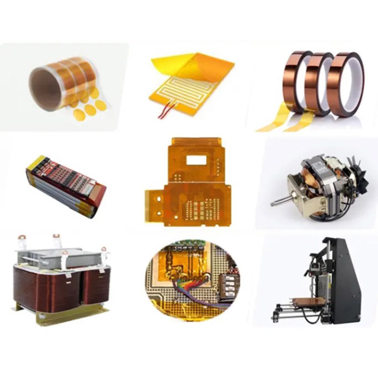 Polyimide Fluoroplastic Film Pi Tape Cable Wrapping Gold Finger Capacitor Application