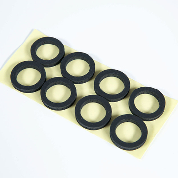 Custom Silicone Rubber Round Ring Sealing Washer Waterproof And Leakproof Pool Bumper Boat Strip Silicone Gasket